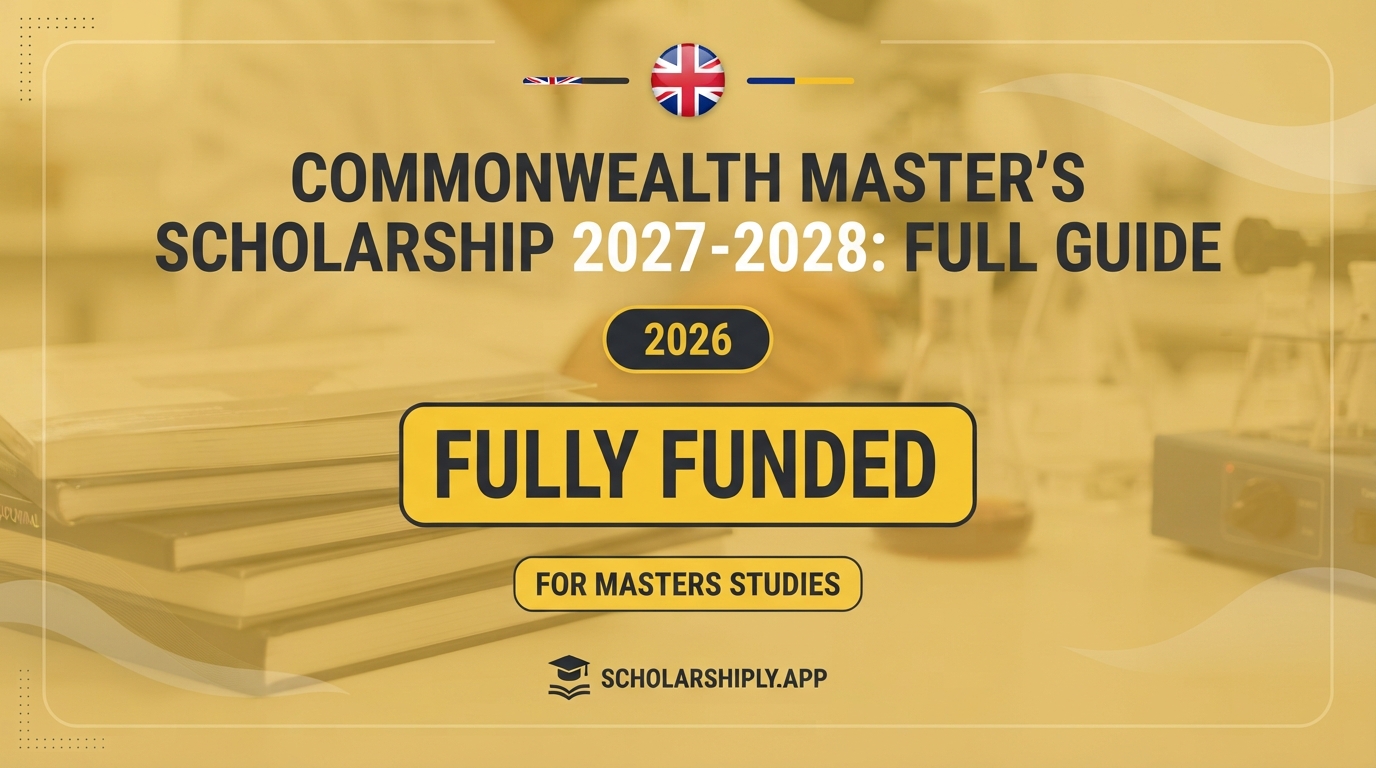 Commonwealth Master’s Scholarship 2027-2028: Full Guide