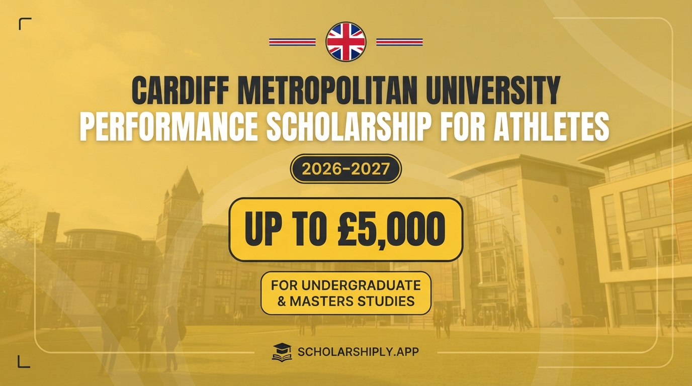 Cardiff Metropolitan University performance scholarship for athletes