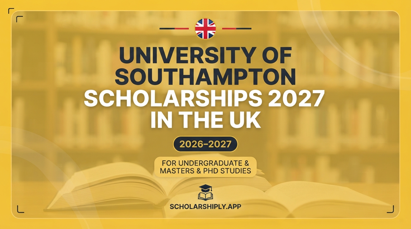 University of Southampton Scholarships 2027 in the UK