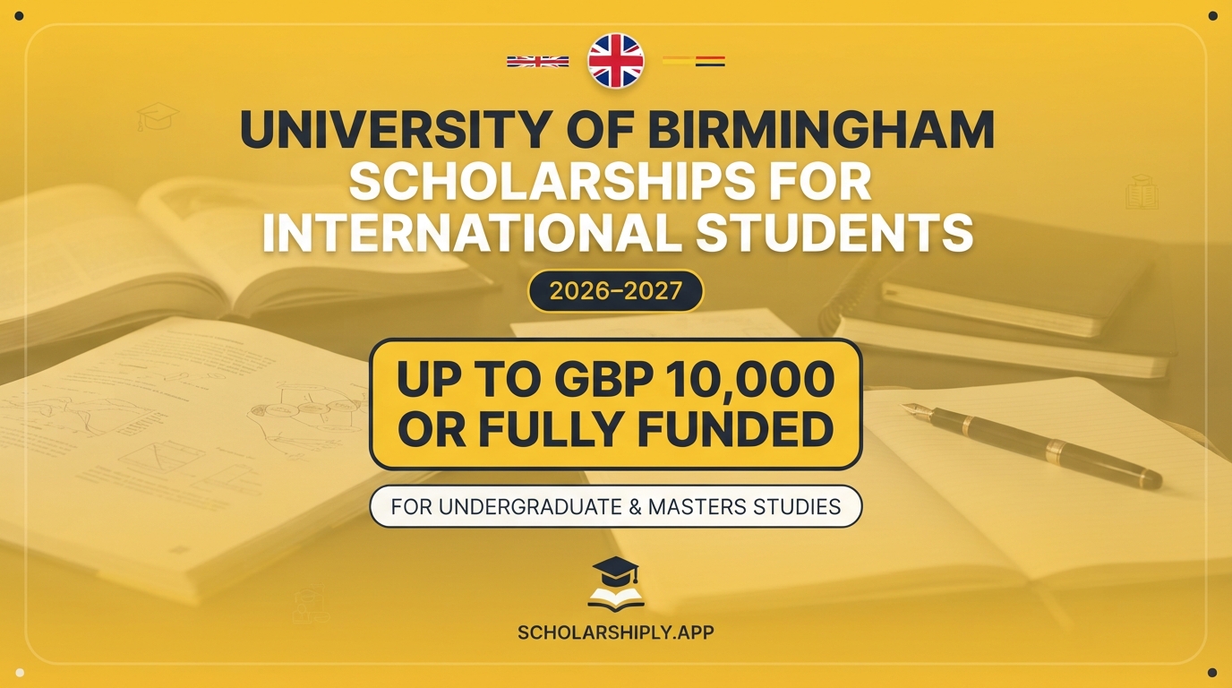 University of Birmingham scholarships for international students