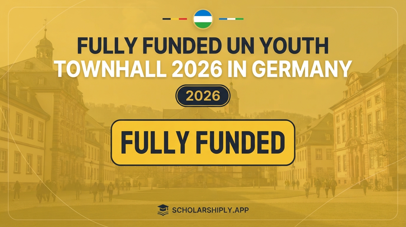 Fully Funded UN Youth Townhall 2026 in Germany