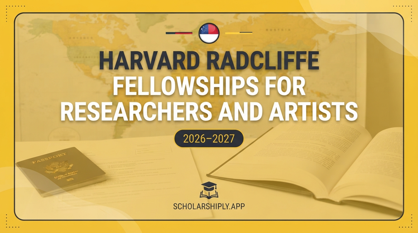Harvard Radcliffe fellowships for researchers and artists