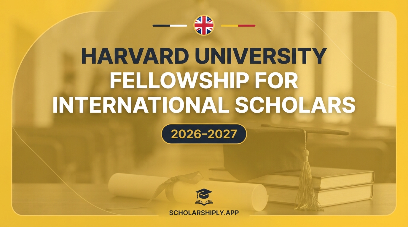 Harvard University fellowship for international scholars