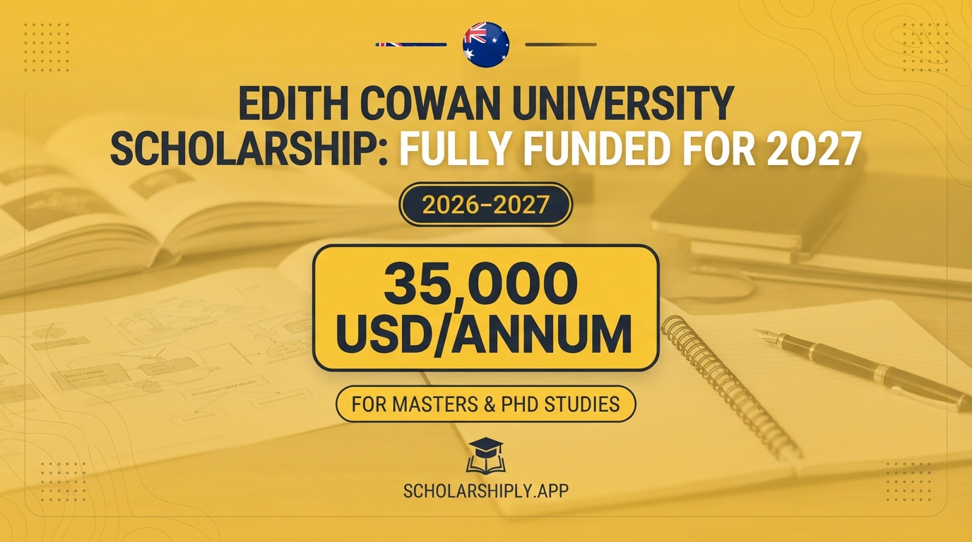 Edith Cowan University Scholarship: Fully Funded for 2027