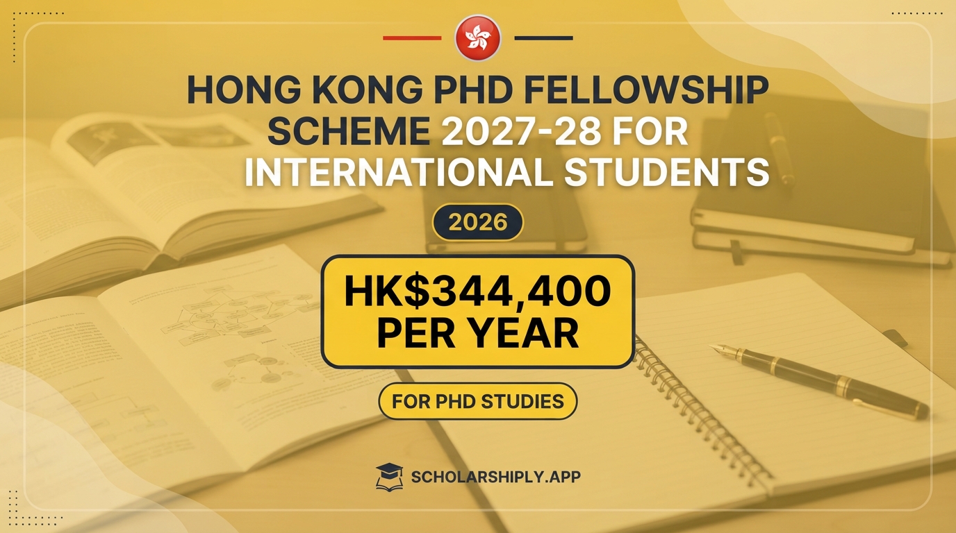 Hong Kong PhD Fellowship Scheme 2027-28 for International Students