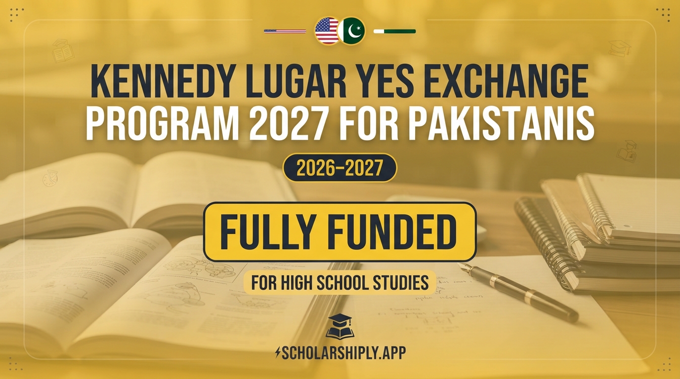 Kennedy Lugar YES Exchange Program 2027 for Pakistanis