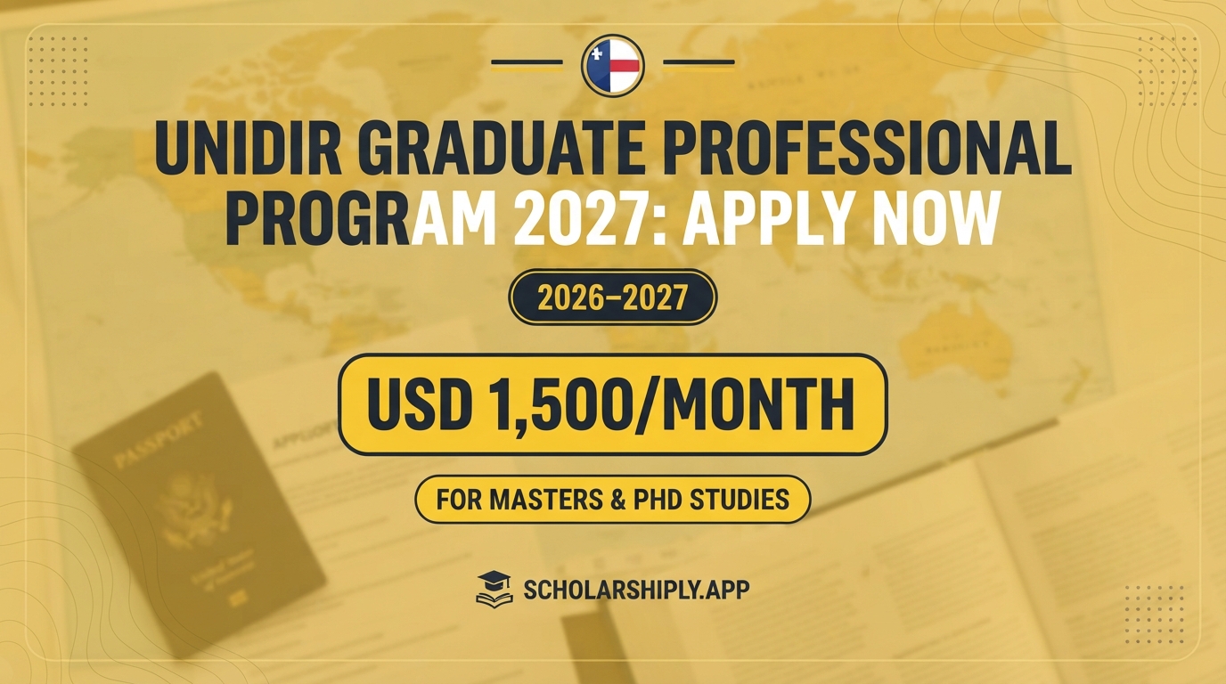 UNIDIR Graduate Professional Program 2027: Apply Now