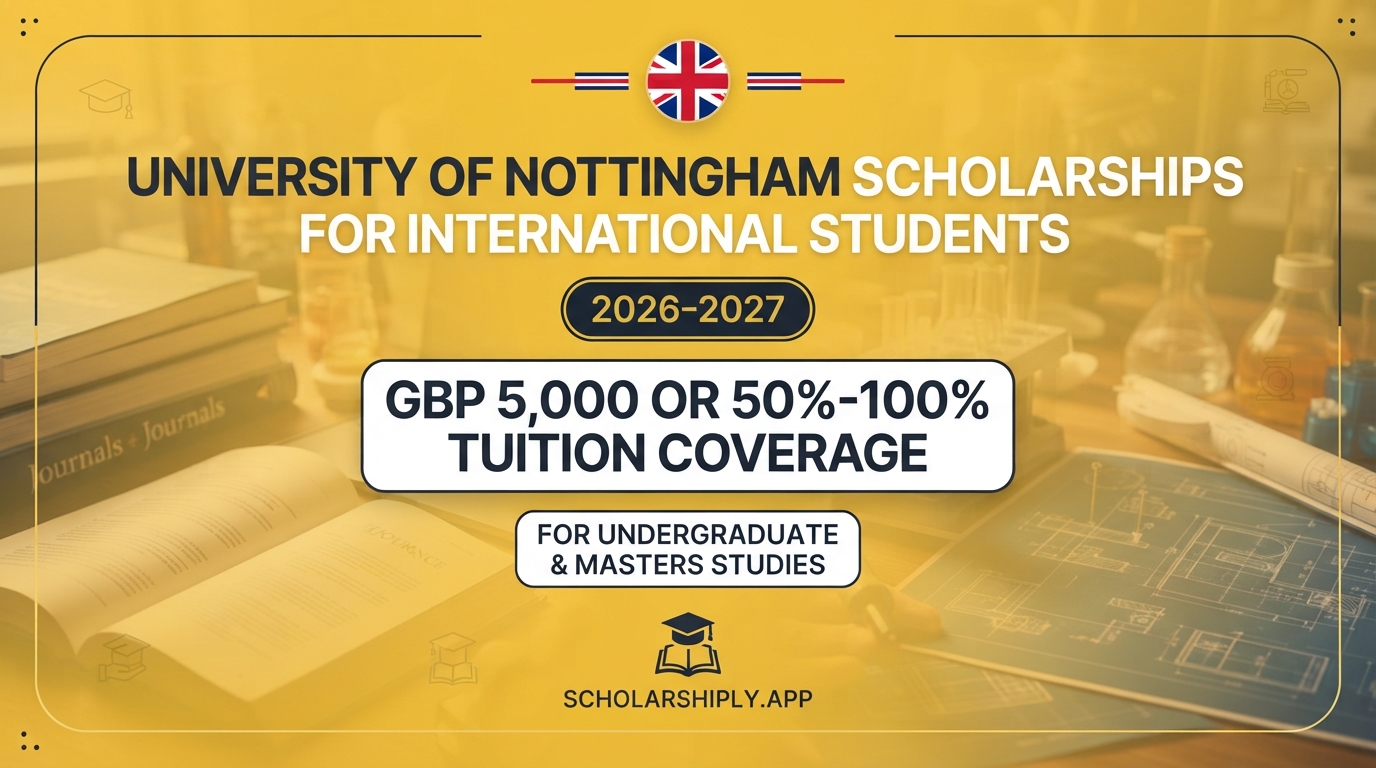University of Nottingham scholarships for international students
