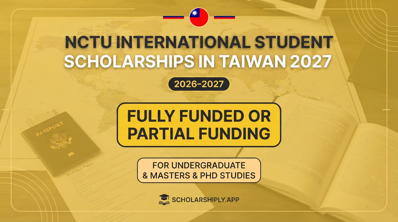 NCTU International Student Scholarships in Taiwan 2027