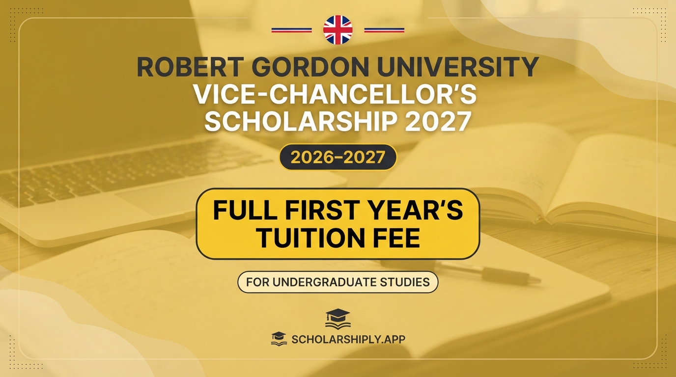 Robert Gordon University Vice-Chancellor’s Scholarship 2027