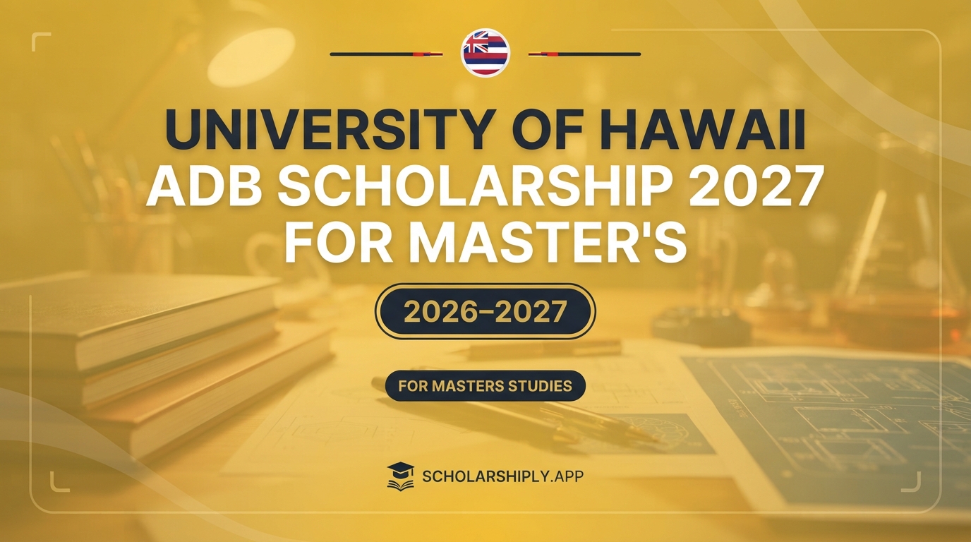 University of Hawaii ADB Scholarship 2027 for Master's