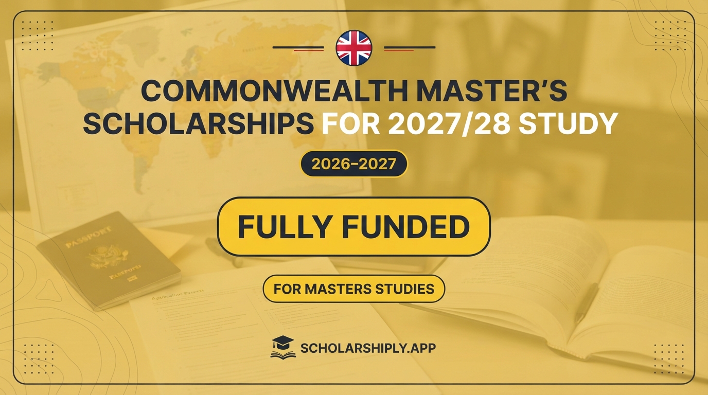 Commonwealth Master’s Scholarships 2027/28 for International Students