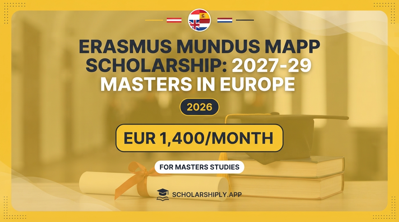 Erasmus Mundus MAPP scholarship: 2027-29 Masters in Europe