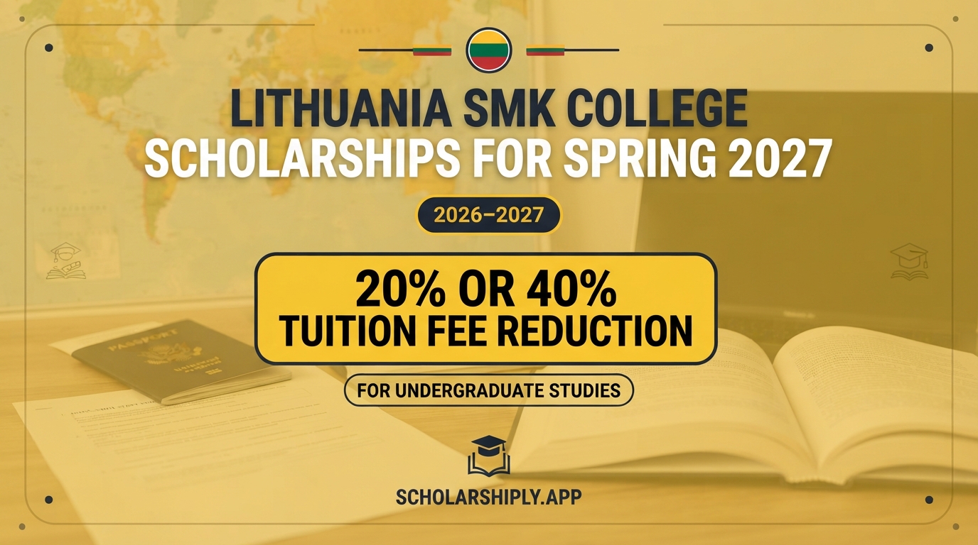 Lithuania SMK College scholarships for Spring 2027