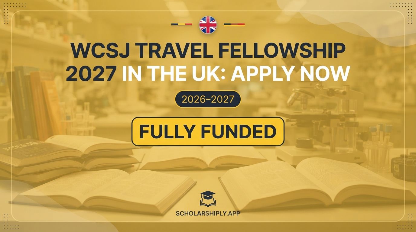 WCSJ travel fellowship 2027 in the UK: Apply now