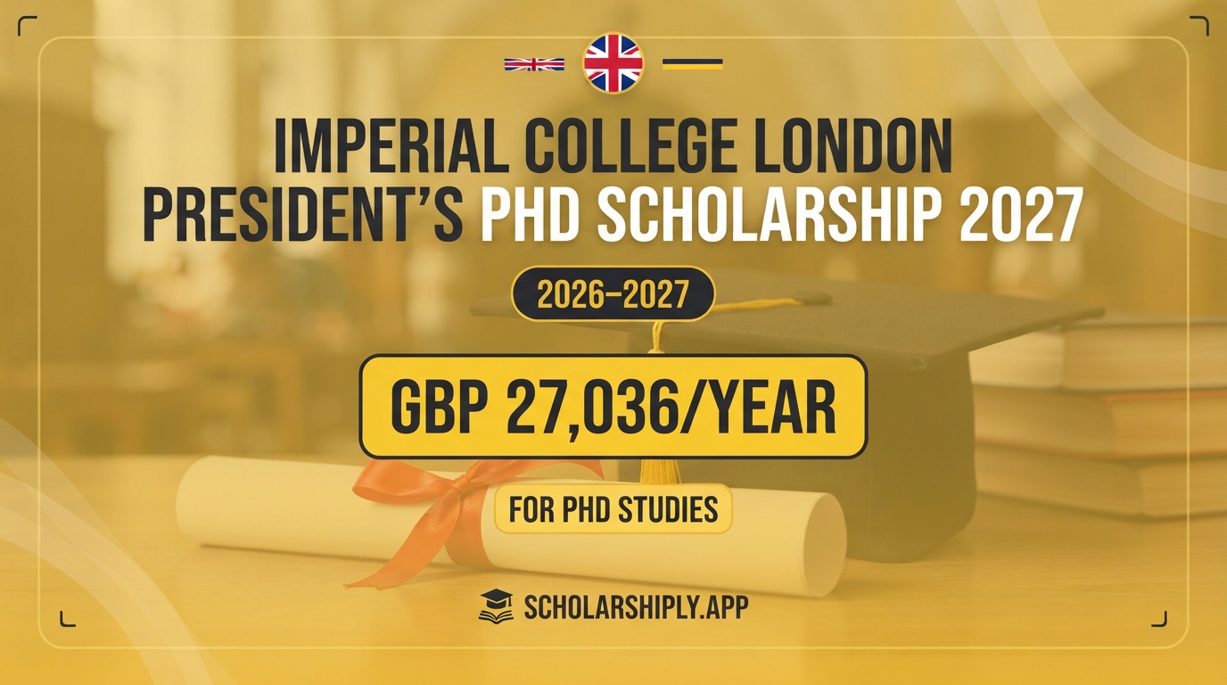 Imperial College London President’s PhD Scholarship 2027