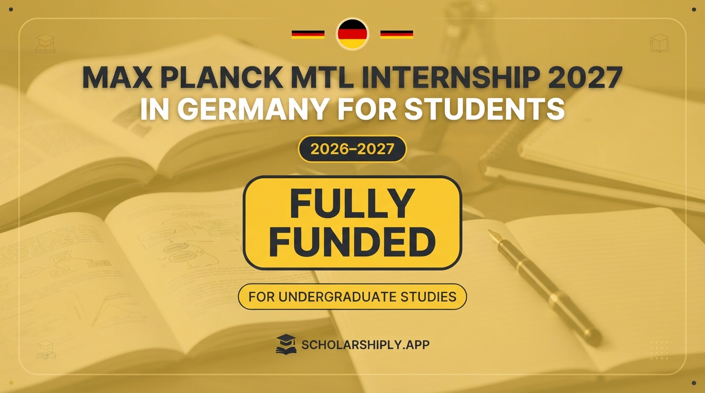 Max Planck MTL Internship 2027 in Germany