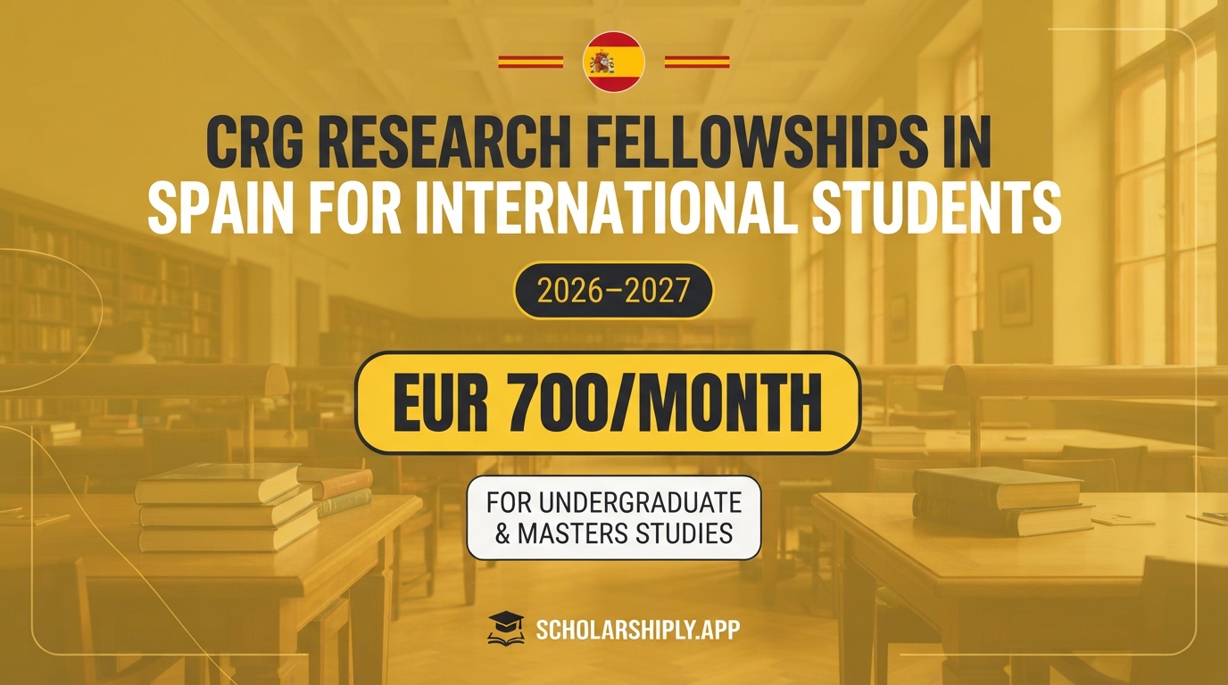 CRG Research Fellowships in Spain for International Students