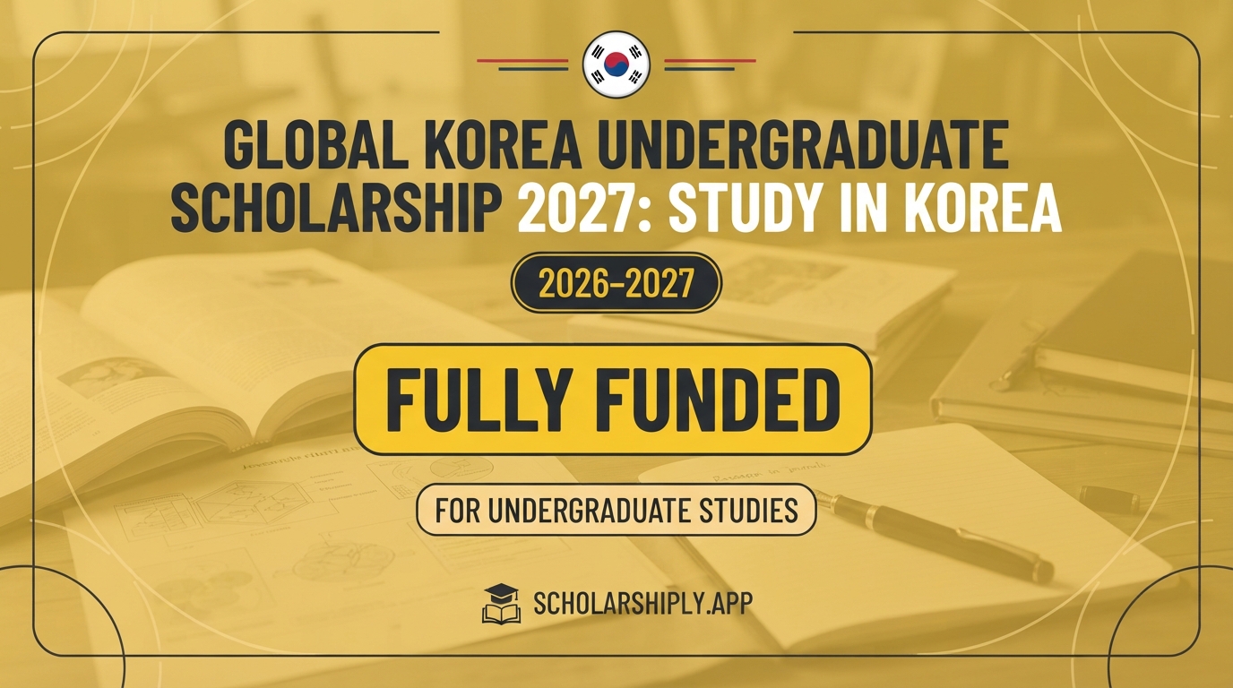 Global Korea Undergraduate Scholarship 2027: Study in Korea