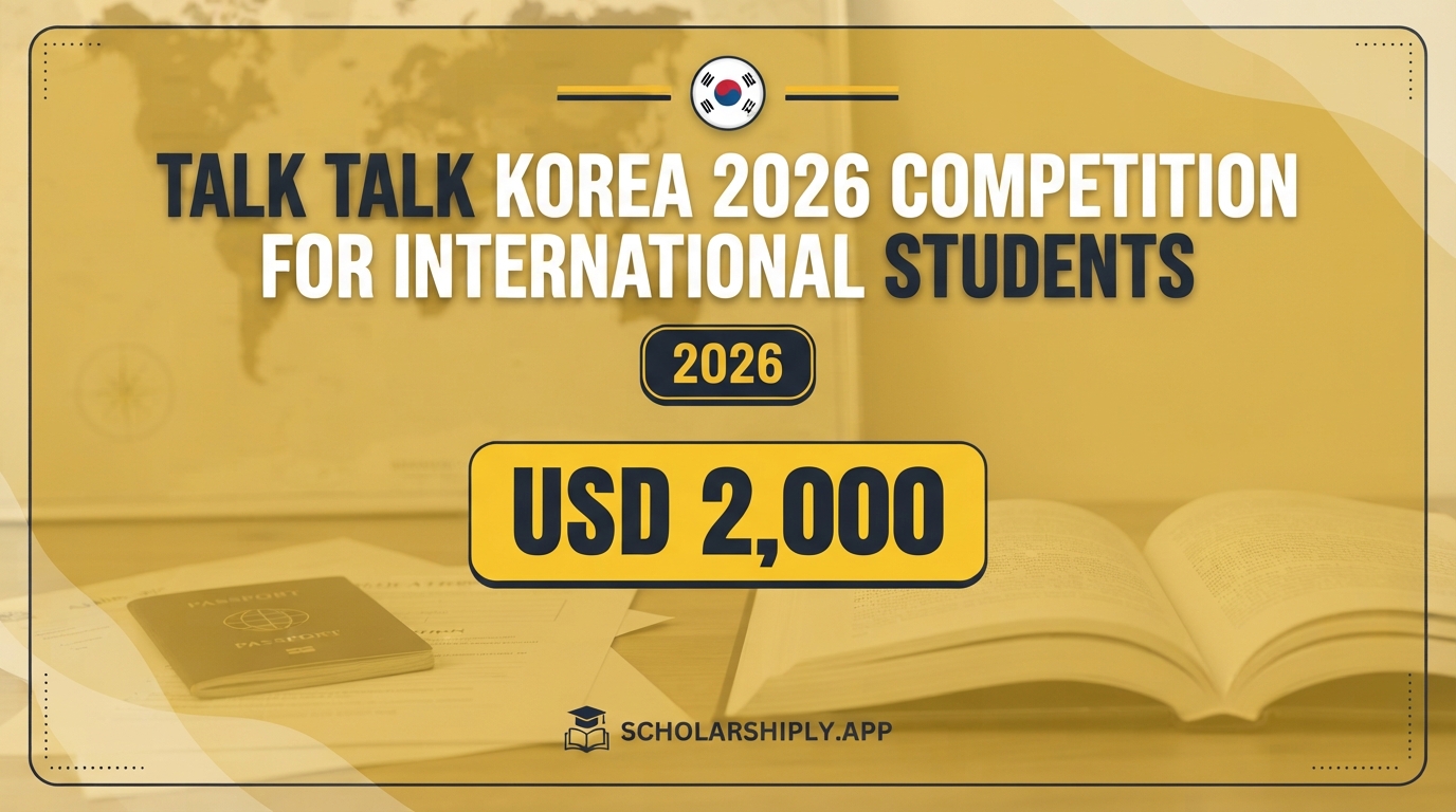 Talk Talk Korea 2026 competition for international students