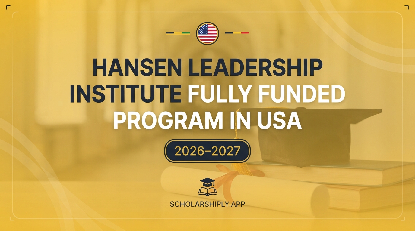 Hansen Leadership Institute fully funded program in USA