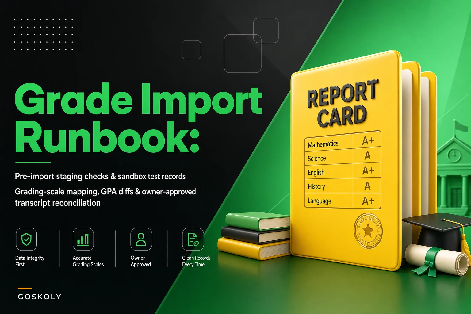 Assessment Data Runbook: Grade Import Staging, Grading-Scale Mapping and Transcript Reconciliation