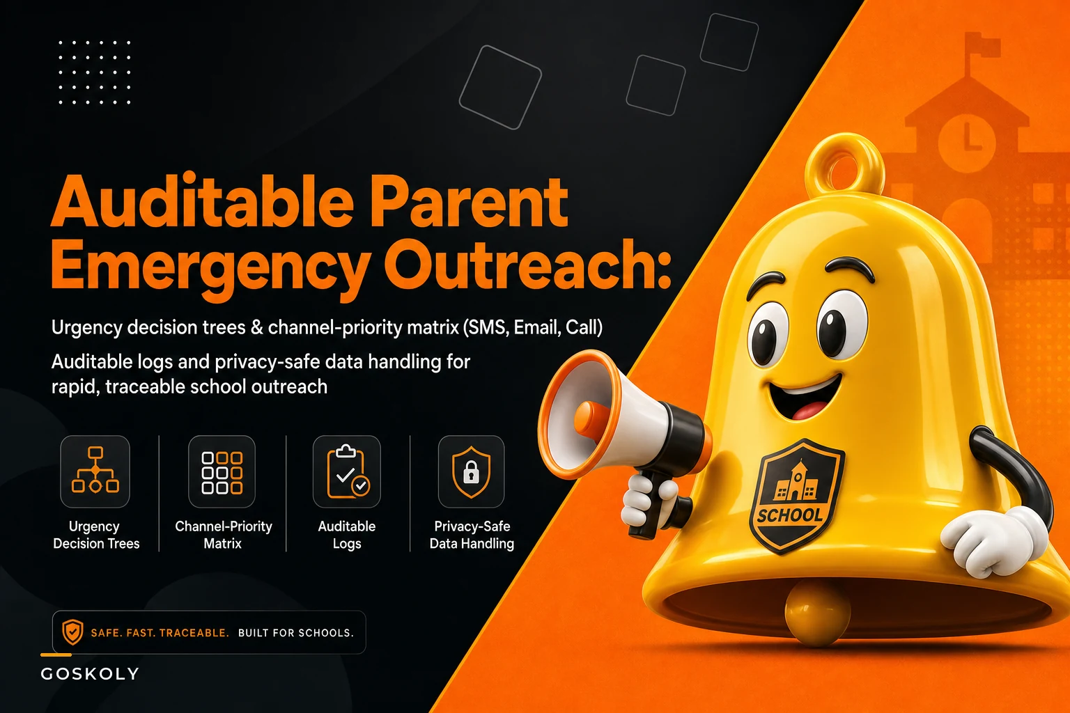Auditable Parent Emergency Communication Workflow for Rapid School Outreach