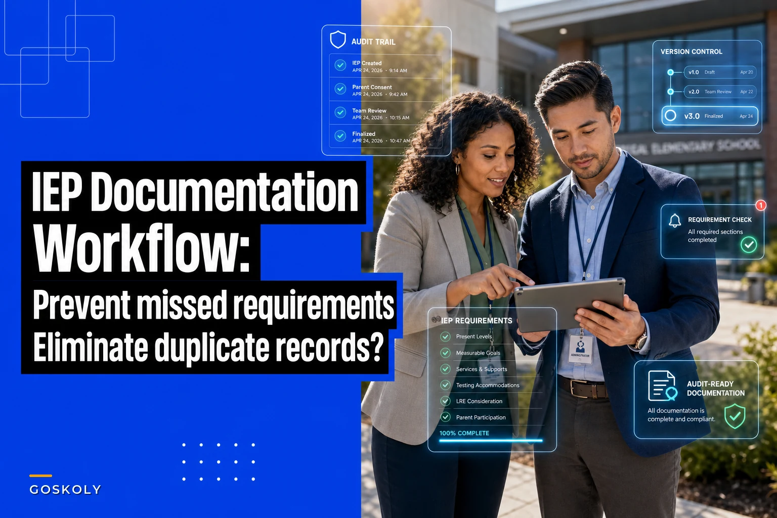 IEP Documentation Workflow: Prevent Missed Requirements and Duplicate Records