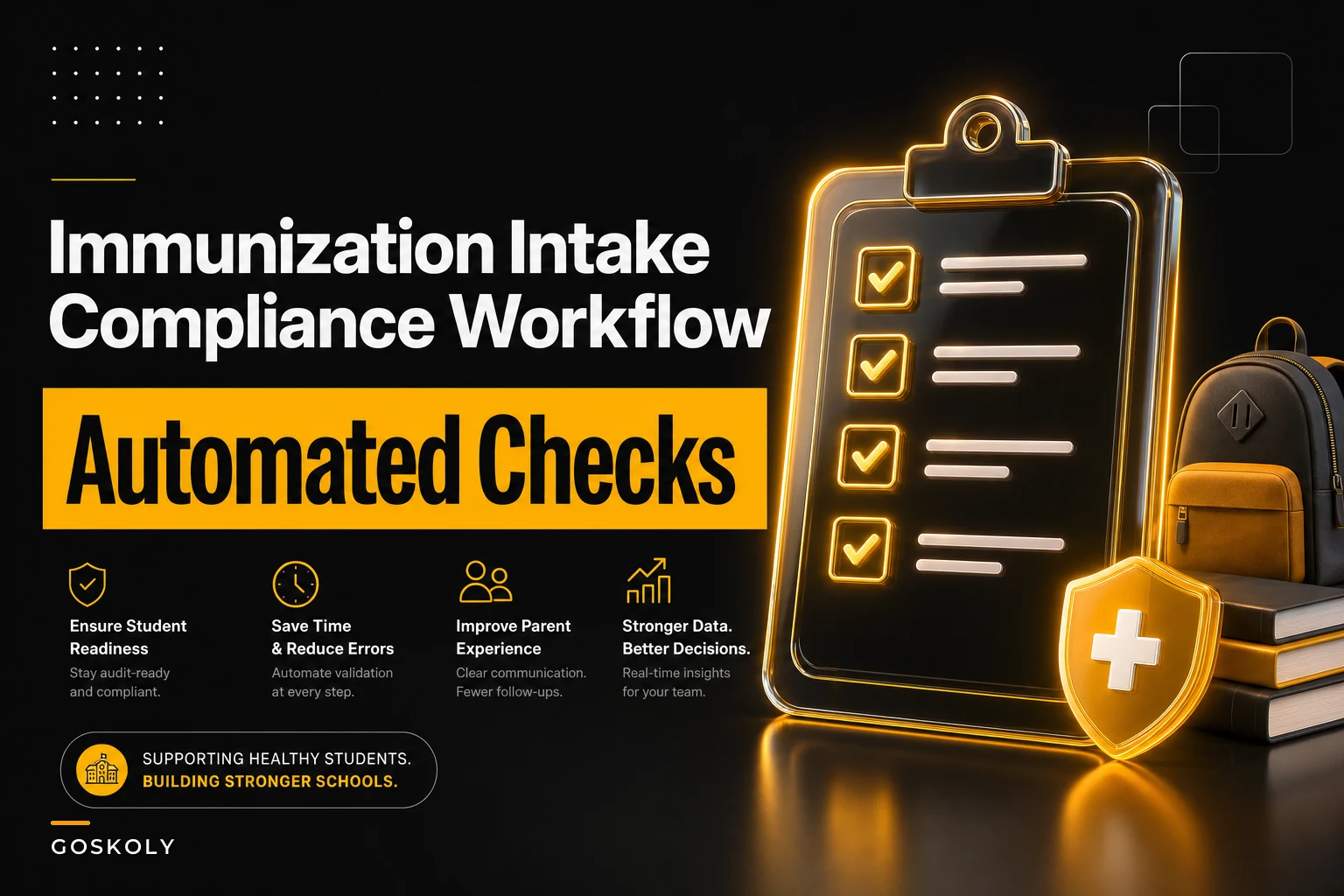 Immunization Intake Workflow: Automated Compliance Checks, RAG Dashboards and Audit Extracts