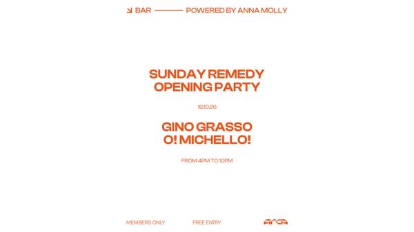 Sunday Remedy Opening Party