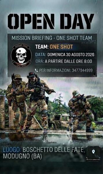 Open Day Mission Briefing: One Shot Team