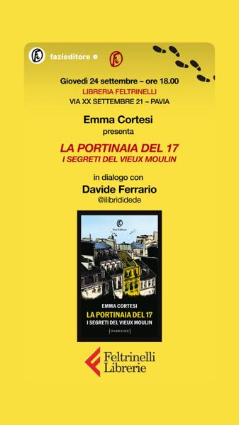 Emma Cortesi presenta "La portinaia del 17"