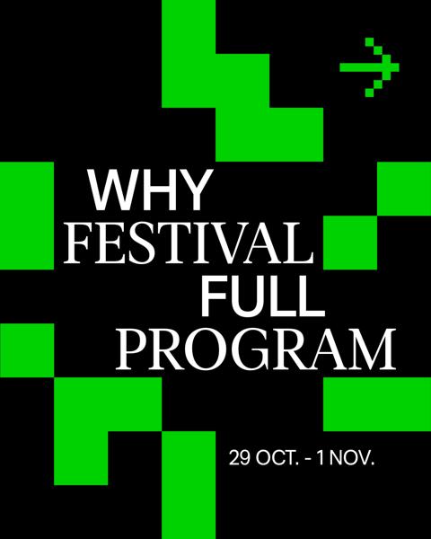 WHY Graphic Design Festival 2026 — Giovedì 29 Ottobre