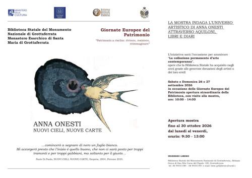 Anna Onesti – Nuovi cieli, nuove carte