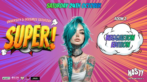 Sabato 24 October UNIVERSITY AND ERASMUS PARTY @ Nasty Club