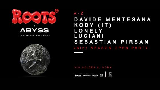 ROOTS at Teatro Centrale - Sunday 4 Oct.