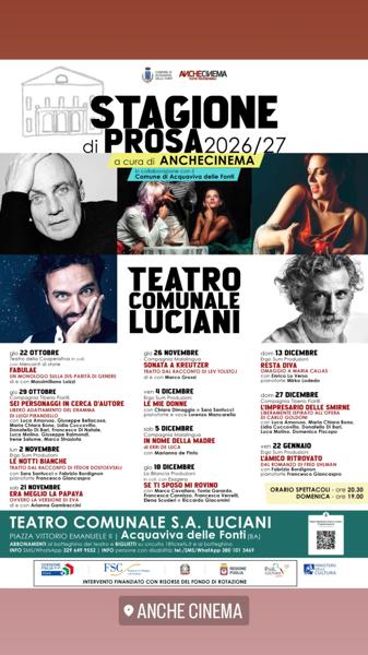 Stagione di Prosa 2026/27