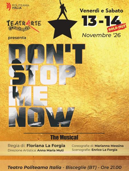 Don't Stop Me Now – Il Musical