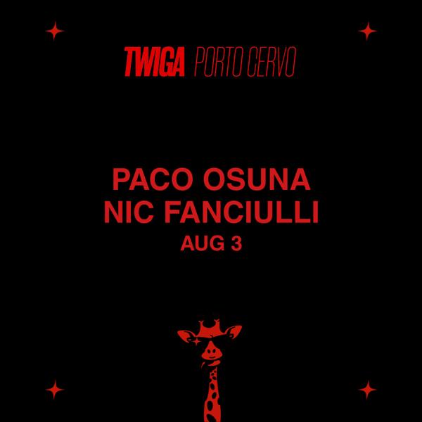 Paco Osuna & Nic Fanciulli at Twiga Porto Cervo