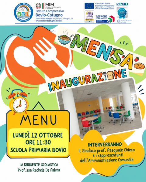 Inaugurazione Mensa Scolastica "Giovanni Bovio"