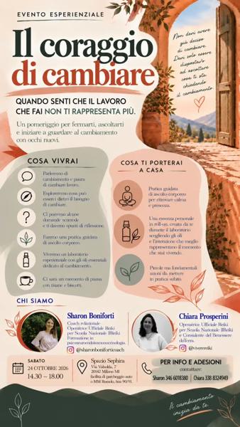 Il coraggio di cambiare