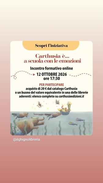 Carthusia è... a scuola con le emozioni
