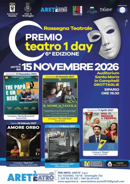 Premio Teatro 1 Day 6a Edizione