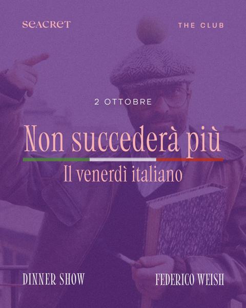 Non succederà più - Il venerdì italiano