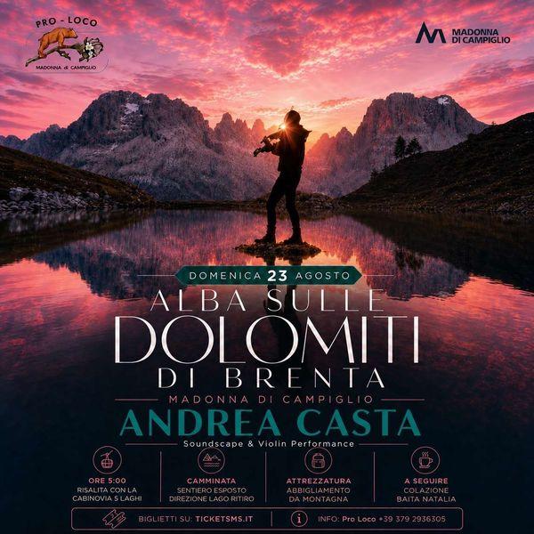 Alba sulle Dolomiti di Brenta