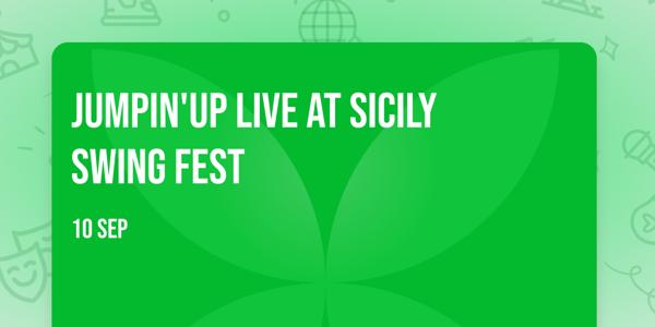 Jumpin'up live at Sicily Swing Fest