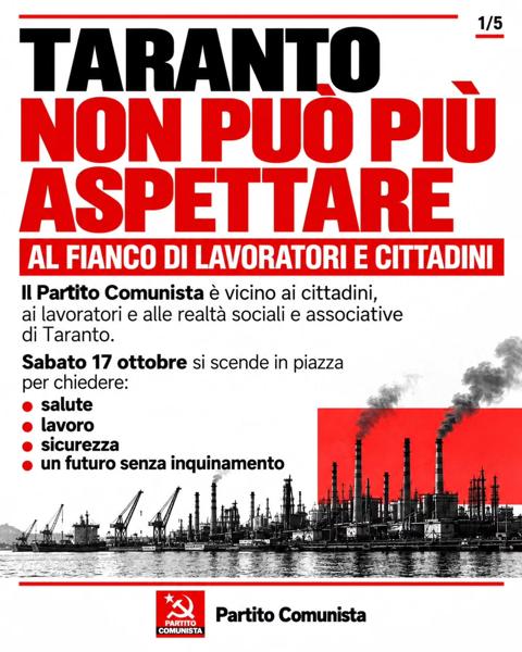 Taranto non può più aspettare