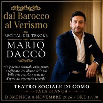Mario Daccò in Recital - Dal Barocco al Verismo
