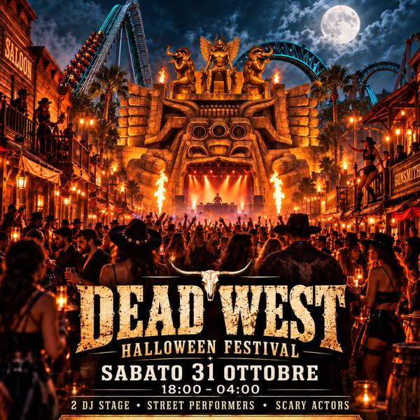 Halloween Festival Dead West · Cinecittà World Roma
