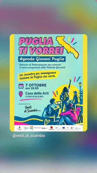 Puglia Ti Vorrei - Agenda Giovani Puglia